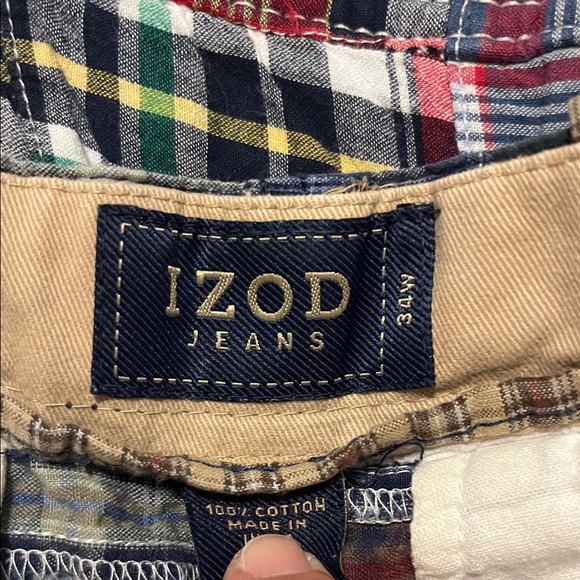 Patchwork Plaid Men's Shorts - Picture 4 of 4